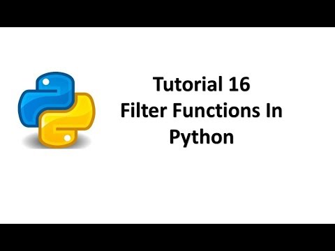Tutorial 16- Filter Functions In Python