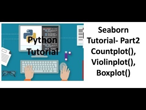 Tutorial 10- Seaborn- Countplot(), Violinplot(), Boxplot()- Part2
