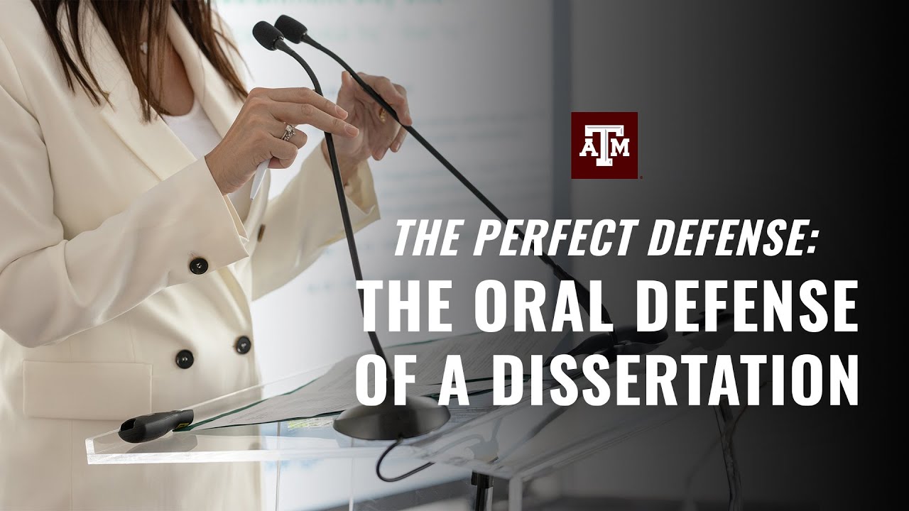 The Perfect Defense: The Oral Defense of a Dissertation