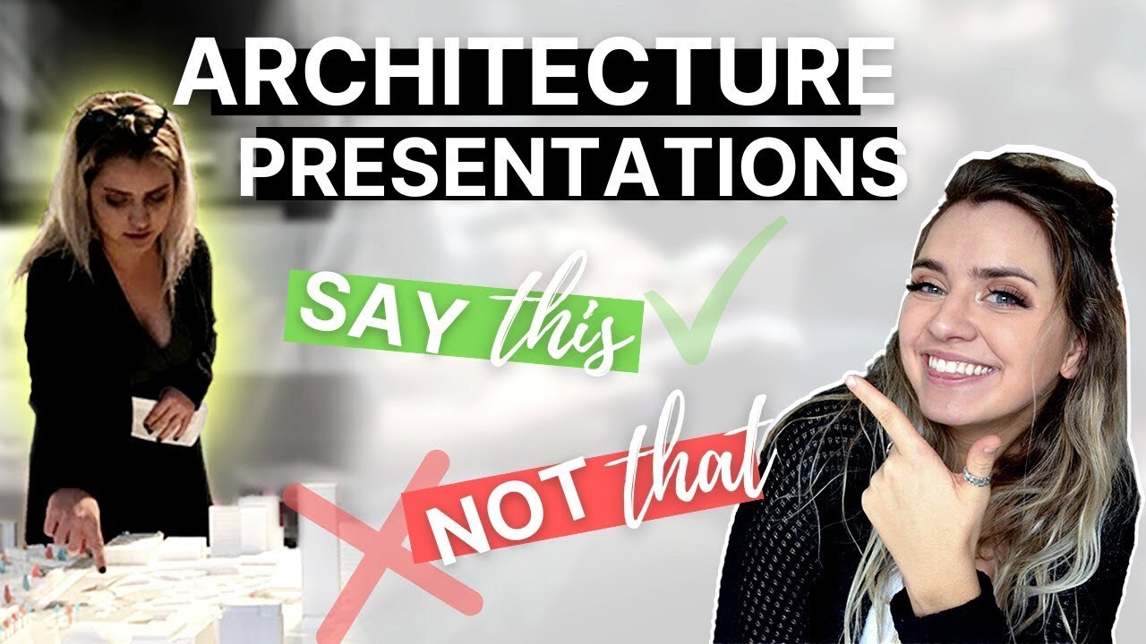 ARCHITECTURE PRESENTATION 101 How To Present Your ARCHITECTURE PROJECTS in ARCHITECTURE SCHOOL