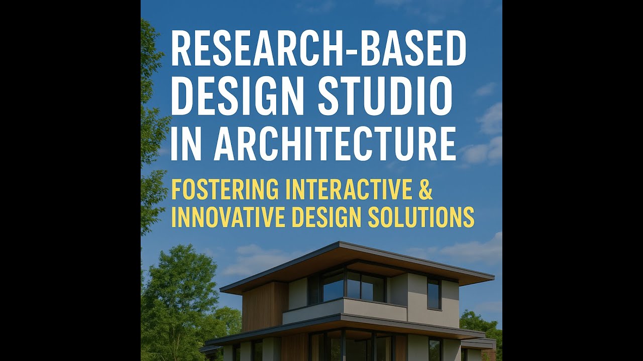 Research-Based Design Studio in Architecture: Fostering Interactive & Innovative Design Solutions