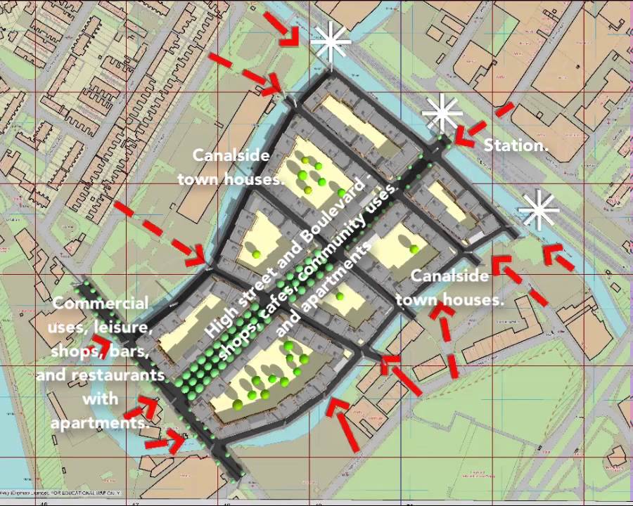 Urban Design Techniques. Part 1. Creating a basic urban design structure.