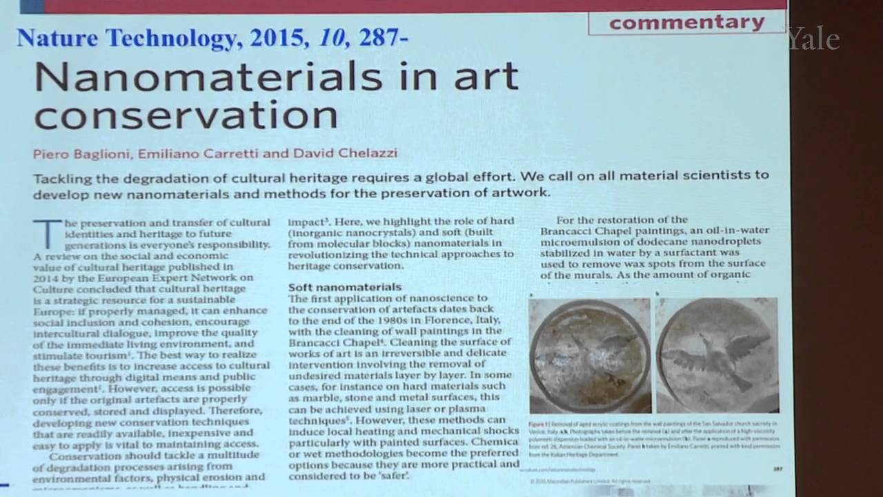 The Training of Modern Analytical Chemistry in Heritage Conservation