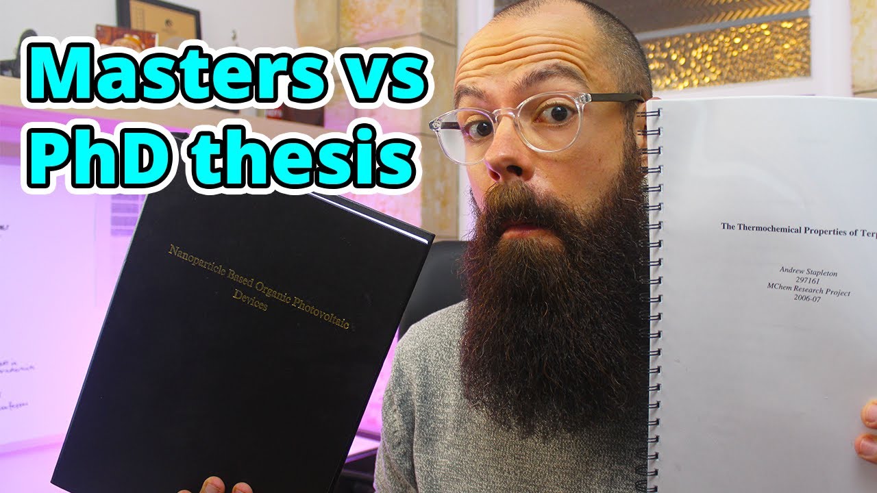 The Simplest Breakdown: Masters and PhD Theses