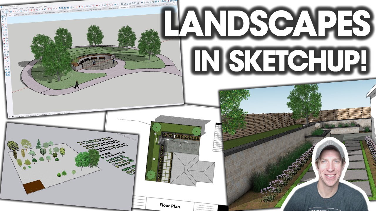 Want to Learn How to Model LANDSCAPES & GARDENS in SketchUp? Start Here