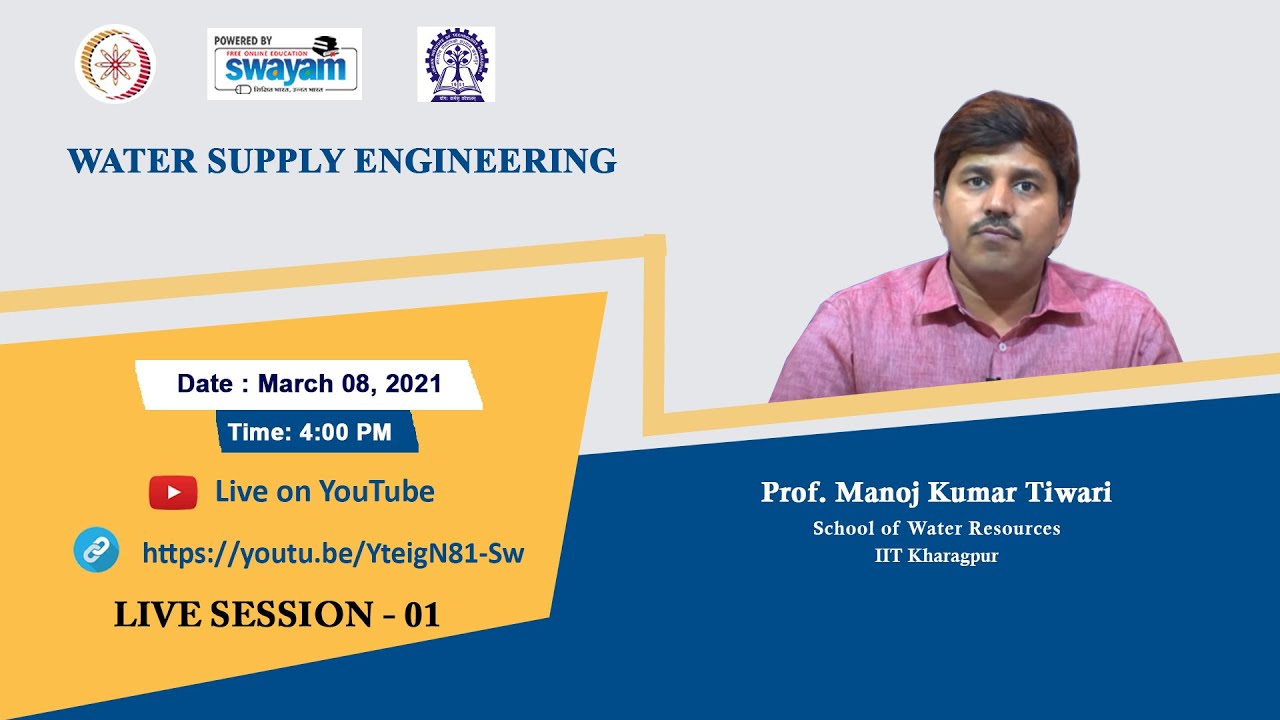 Live Session - 1: Water Supply Engineering