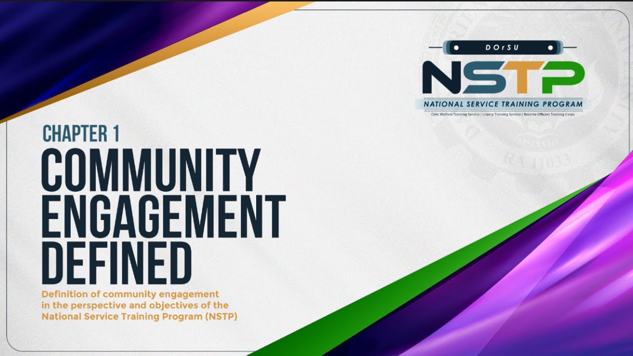 COMMUNITY ENGAGEMENT DEFINED