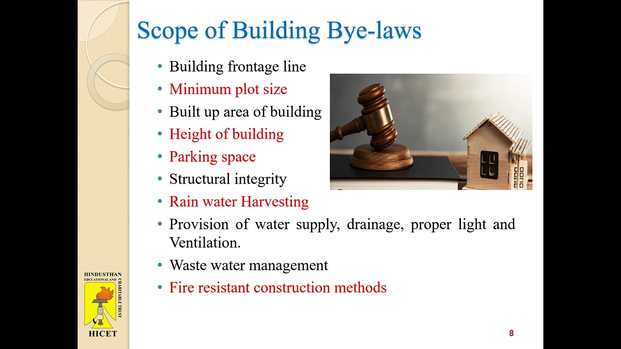 HOUSING PLANNING AND MANAGEMENT - Development Control Regulations