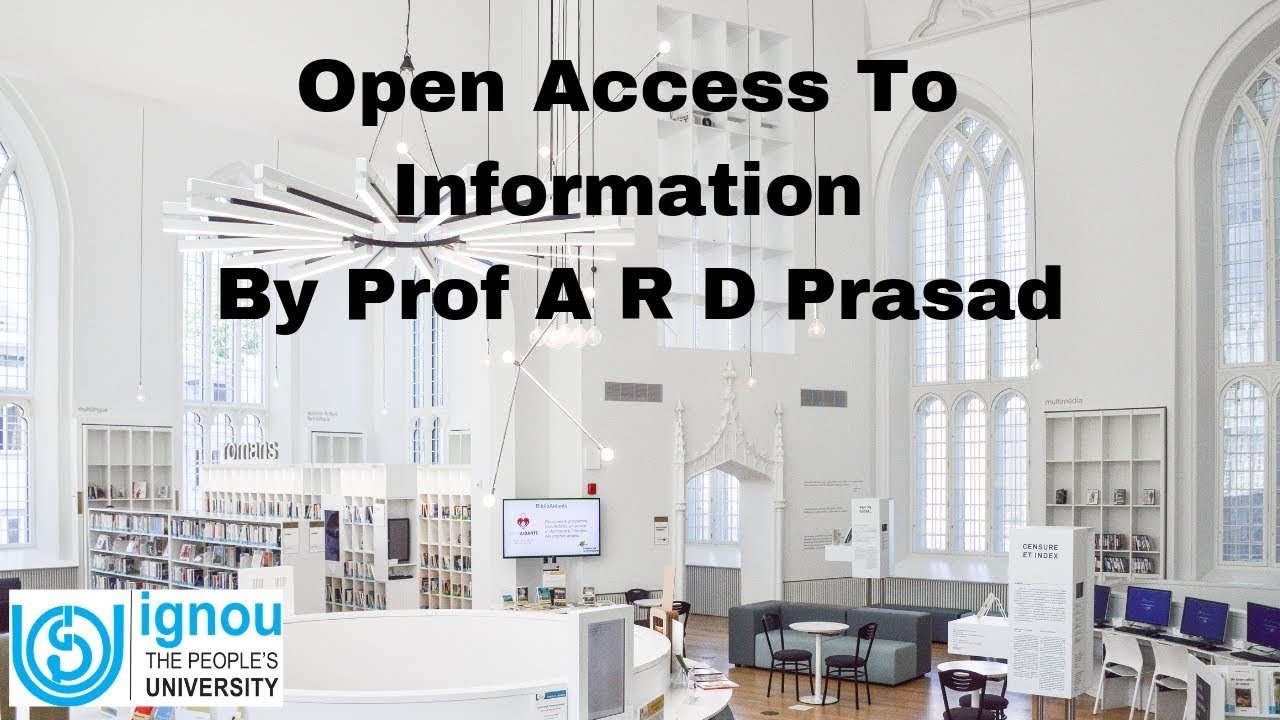 Open Access To Information Library And Information Science