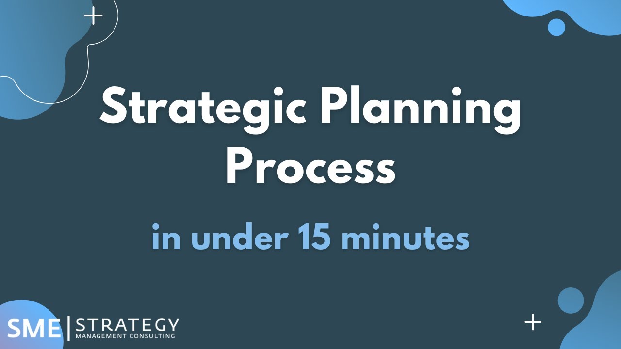 Strategic Planning Process in under 15 Minutes