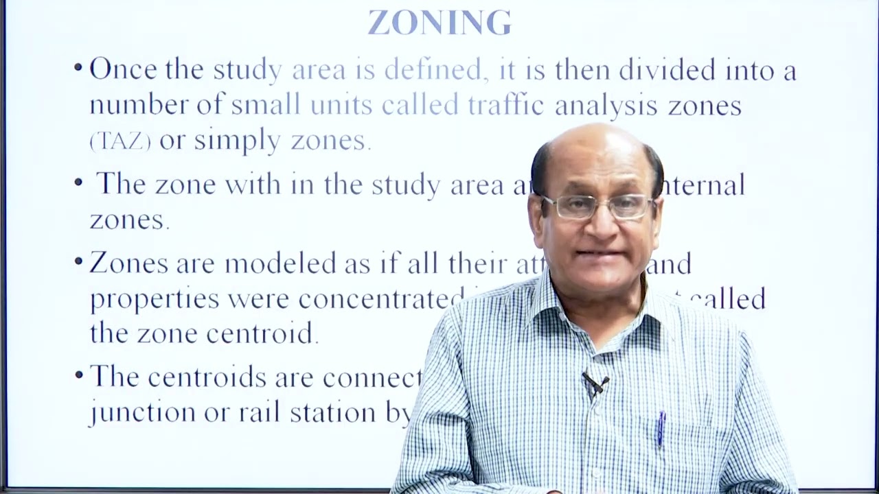 Urban Transportation Planning Process - Zoning & Database