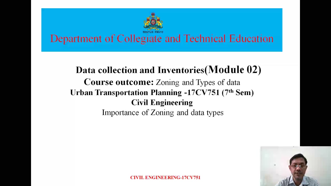 Urban Transportation Planning 17CV751
