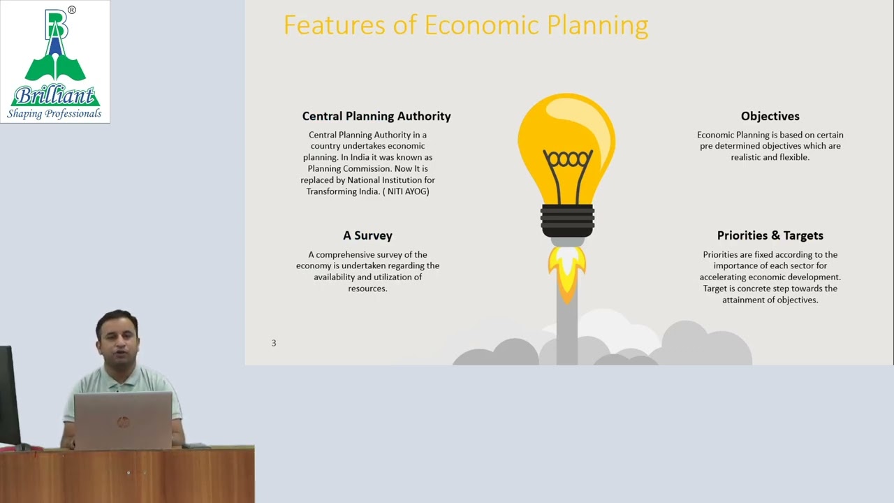 Economic Planning in India Lecture 01