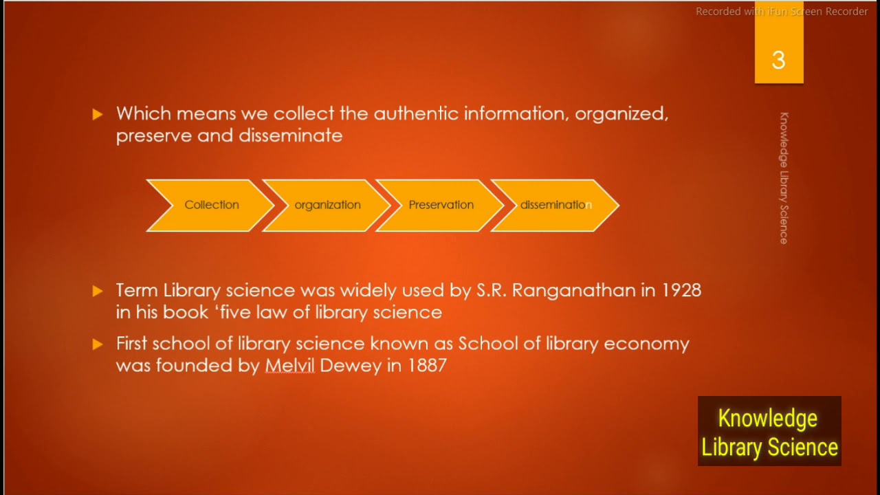 Part 1Basic of Library and information science