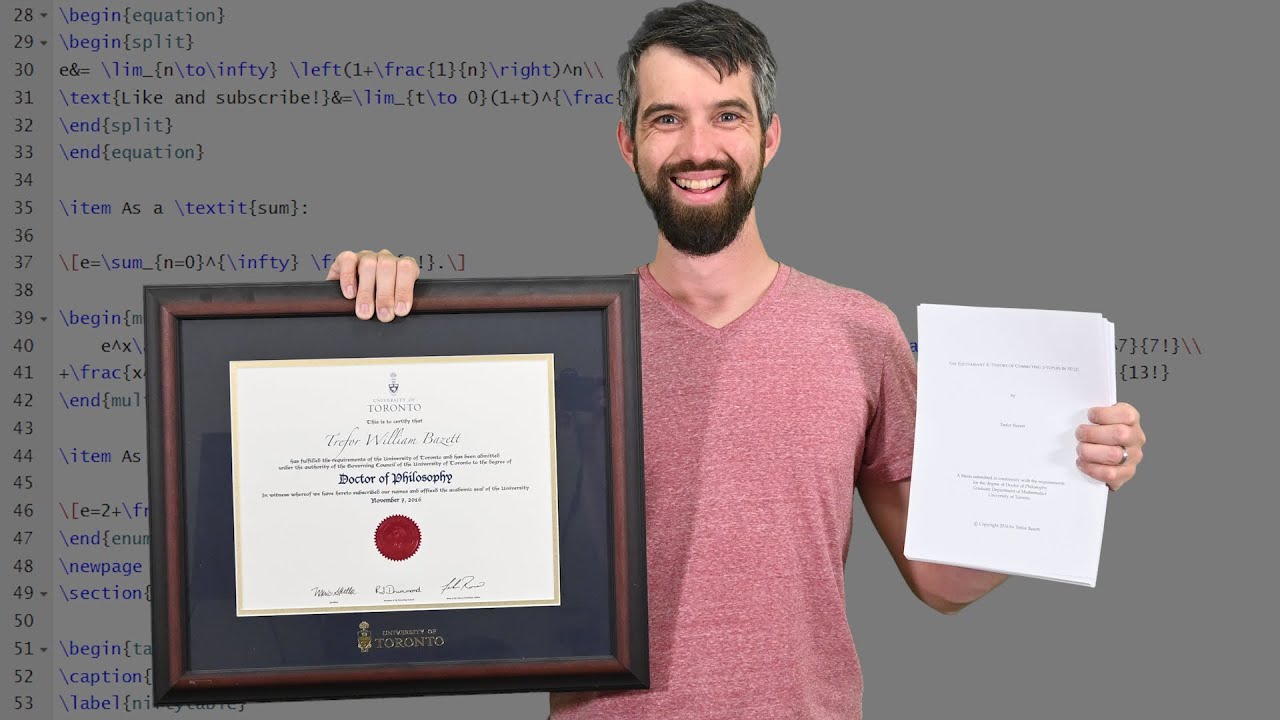 How to write a thesis using LaTeX full tutorial