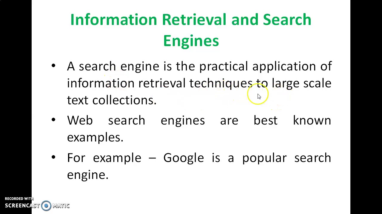 Information Retrieval System