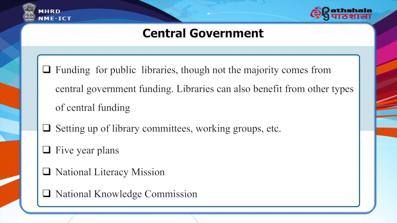 Financial resources of public libraries