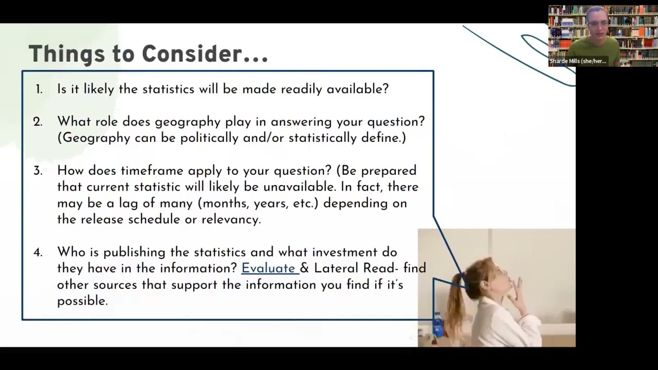 Library Workshop Data and Stats