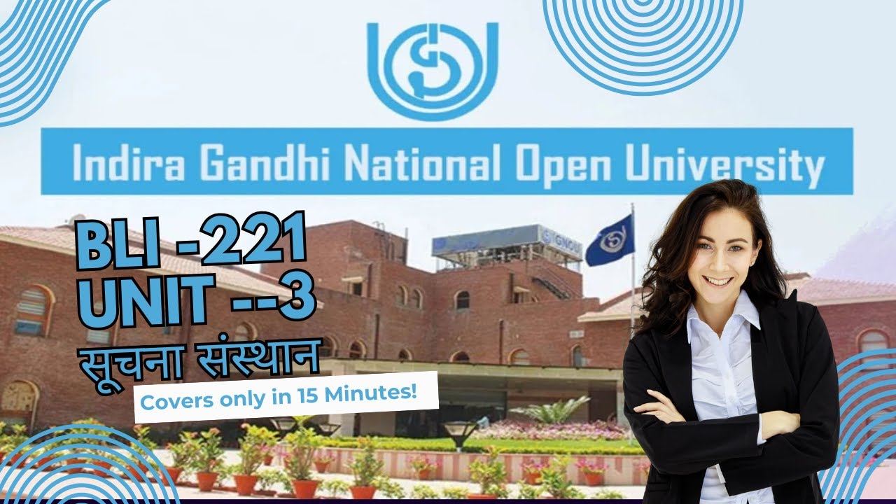 IGNOU BLIS Introduction to Information Institutions