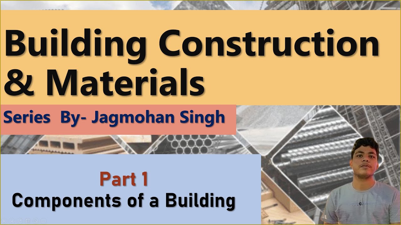 Sub Structure & Super Structure Components of a Building Building Construction B.Arch BTech Civil
