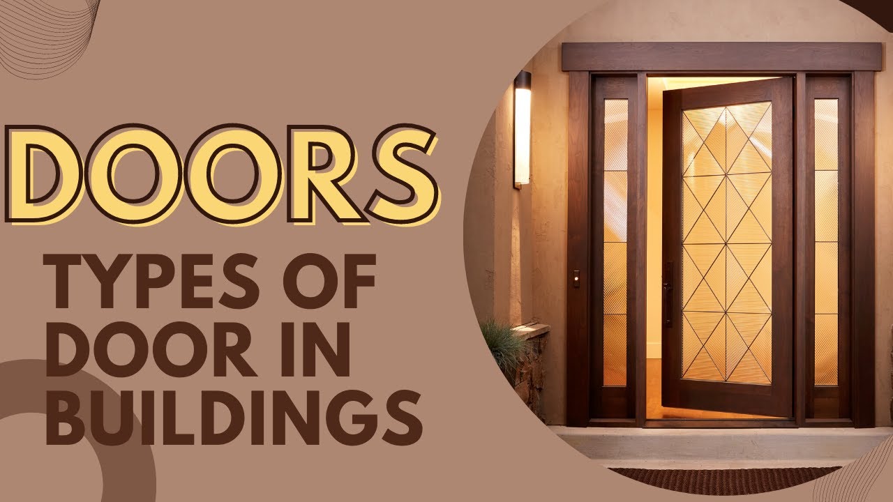 Types of Doors in Building HINDI Building Construction & Material B.Arch. B.Tech Civil Diploma
