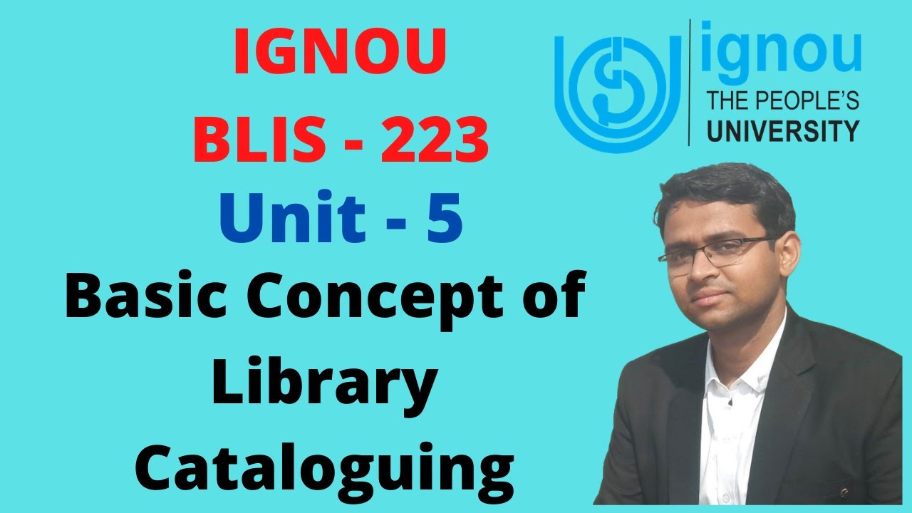 Basic Concept of Library Cataloging