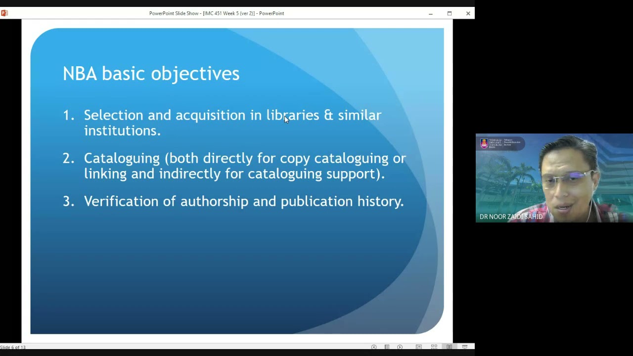 Topic 3 Bibliographic Control Agencies