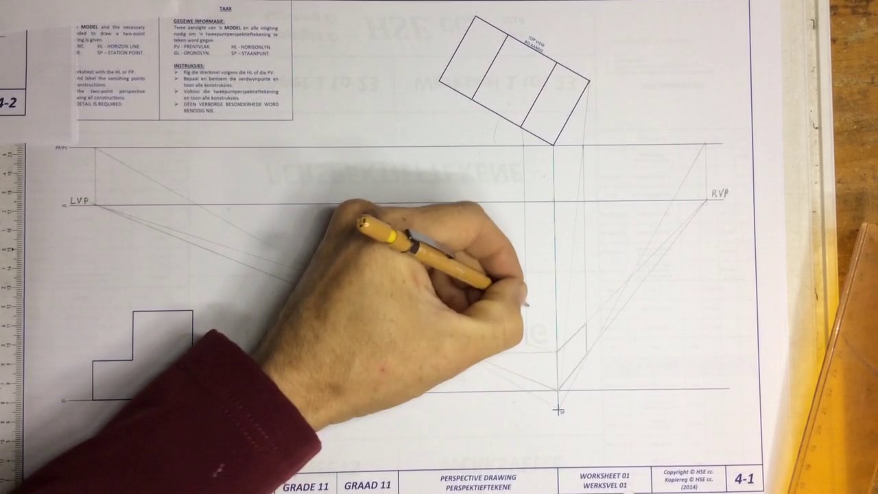 Two point perspective example 1 (2017)