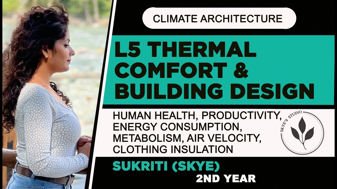 L5 Thermal Comfort & Building Design Productivity Energy Consumption Metabolism Insulation