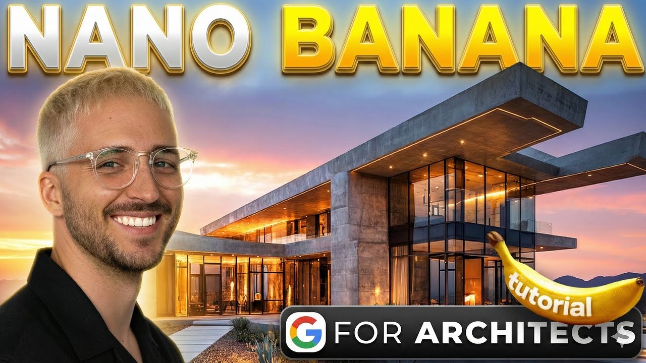 GOOGLE Nano Banana AI for ARCHITECTURE - Beginner Tutorial (UPDATE)