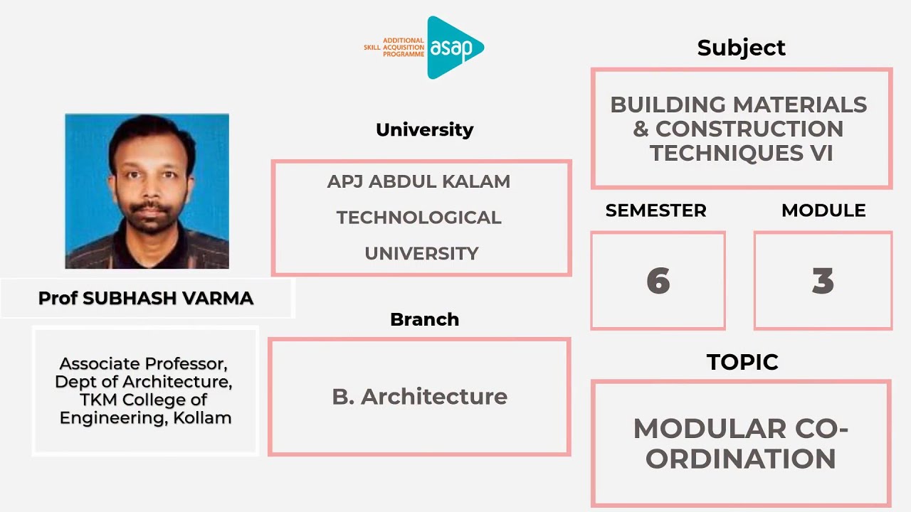 ASAP Architecture Session 3 -