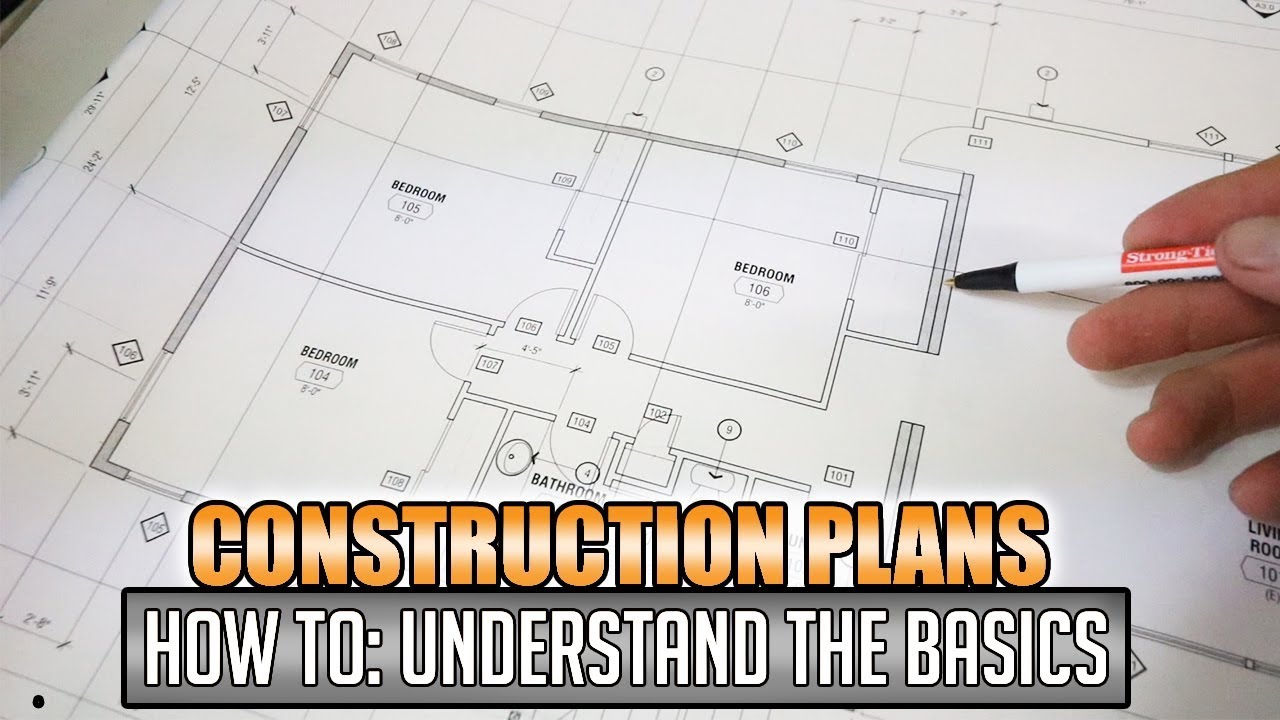 How To: Reading Construction Blueprints & Plans 1