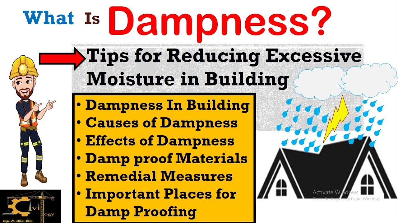 how to protect Building building against Dampness?Damp Proofing Materials Damp Proofing Remedies