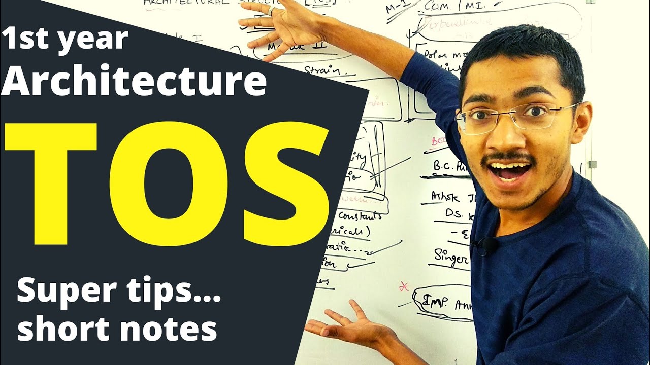 TOS theory of structure 1st sem 1st year architecture tos notes by sachin prajapat