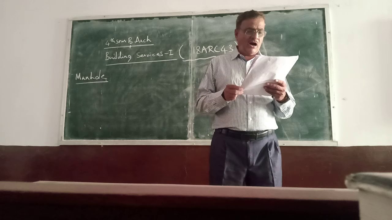 Treatment of sewage & storm water management Lec vid 02 Building services 1 B.arch. syllabus