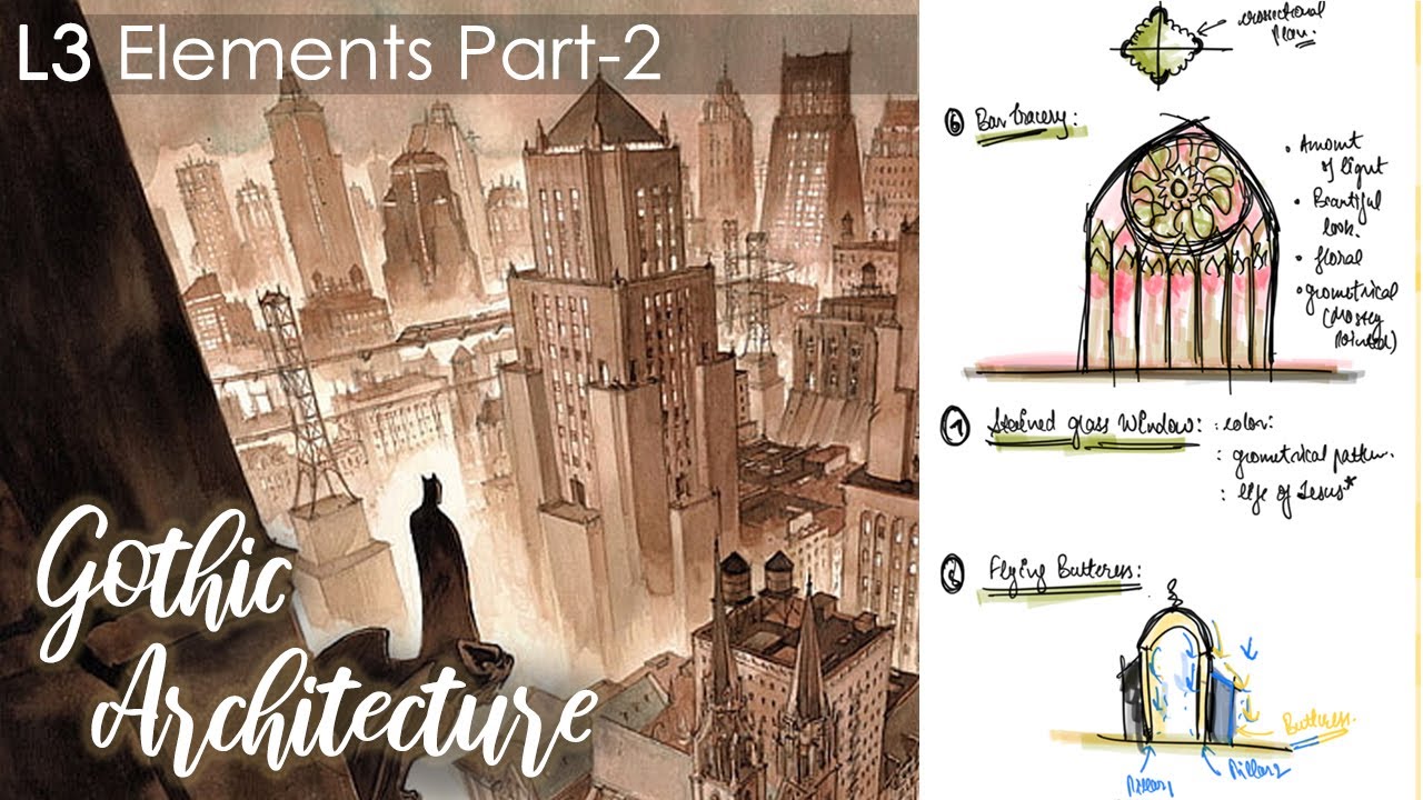 L4 Gothic Architecture I Architectural Elements I Architecture Lecture Series