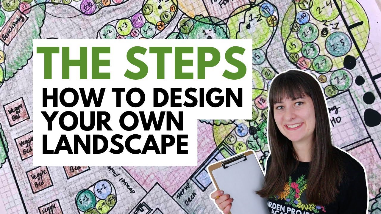 How to make a landscape design THE STEPS Plus DIY tips for a first time landscape design