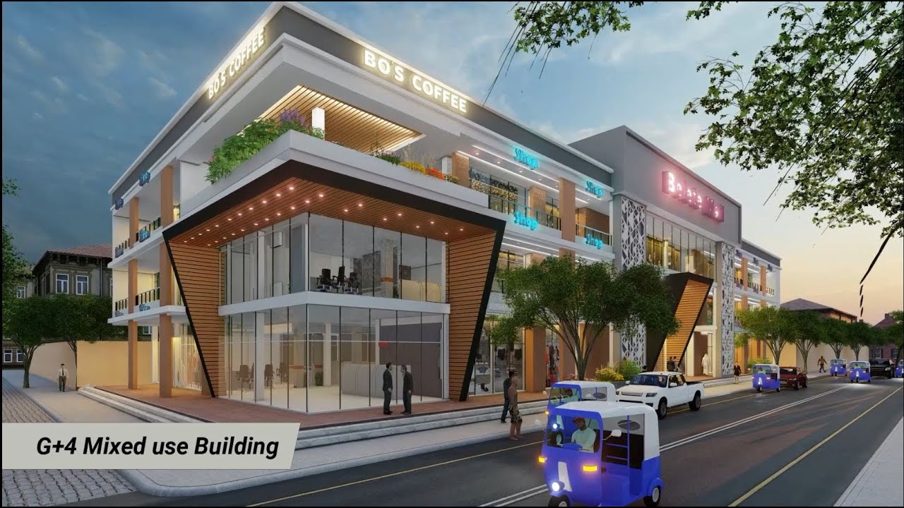 Modern Mixed use building Design dire dawa Ethiopia