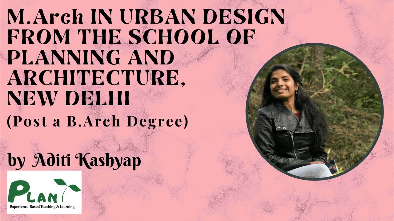 Pursuing an Master of Architecture in Urban Design from the School of Planning & Architecture