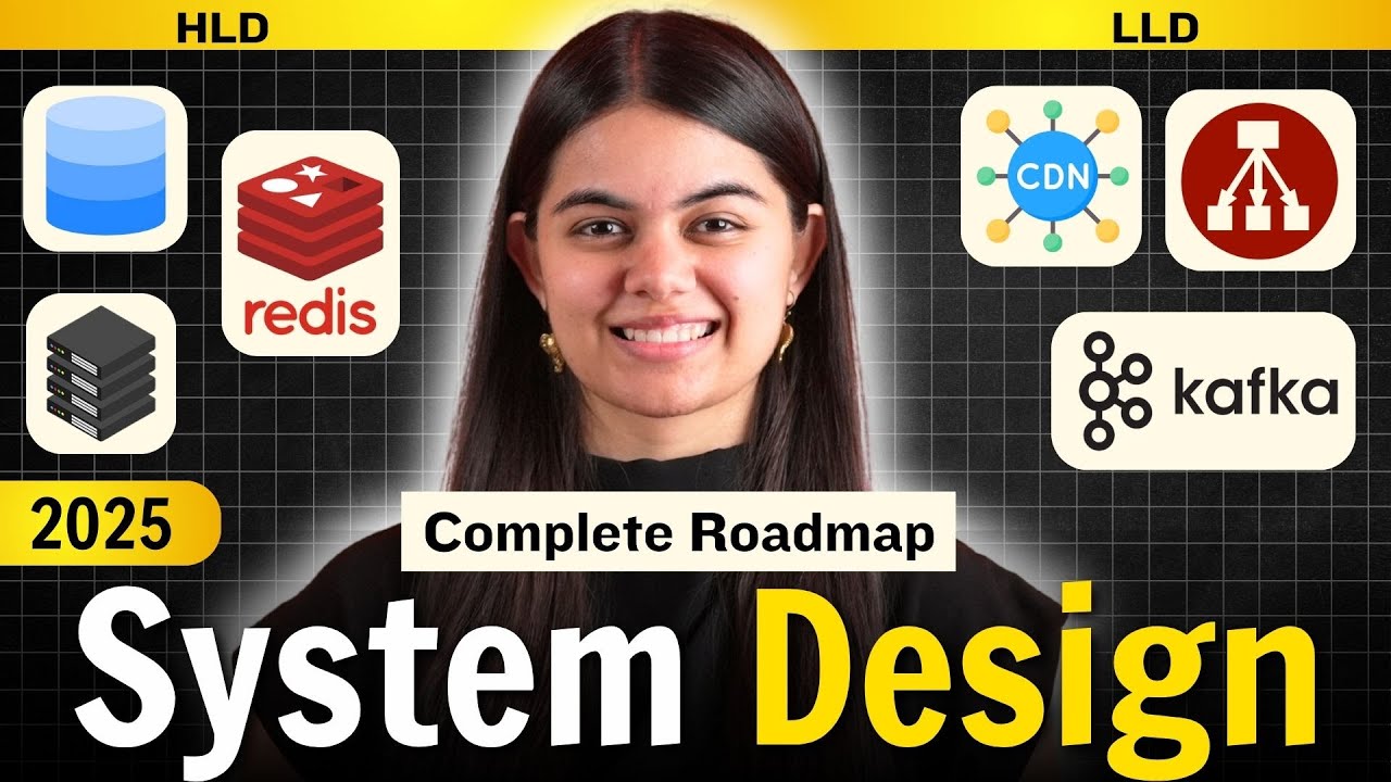 Complete System Design Roadmap 2025 HLD & LLD by Shradha Ma'am