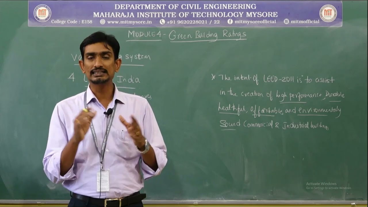 GREEN BUILDINGS MODULE 4 GREEN BUILDINGS RATINGS